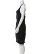 Sonia Rykiel Scoop Neck Knee-Length Dress