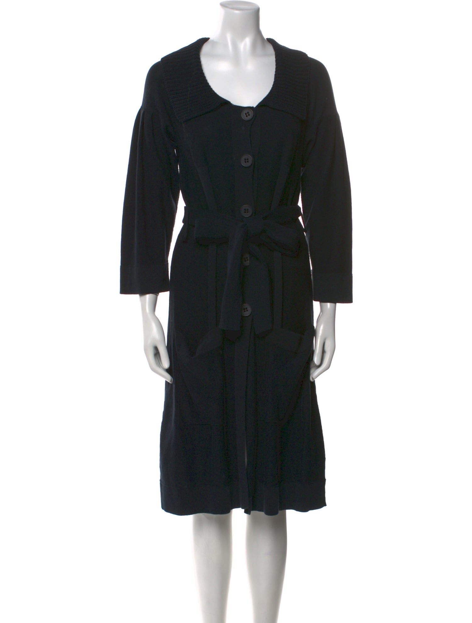 Sonia Rykiel Scoop Neck Knee-Length Dress