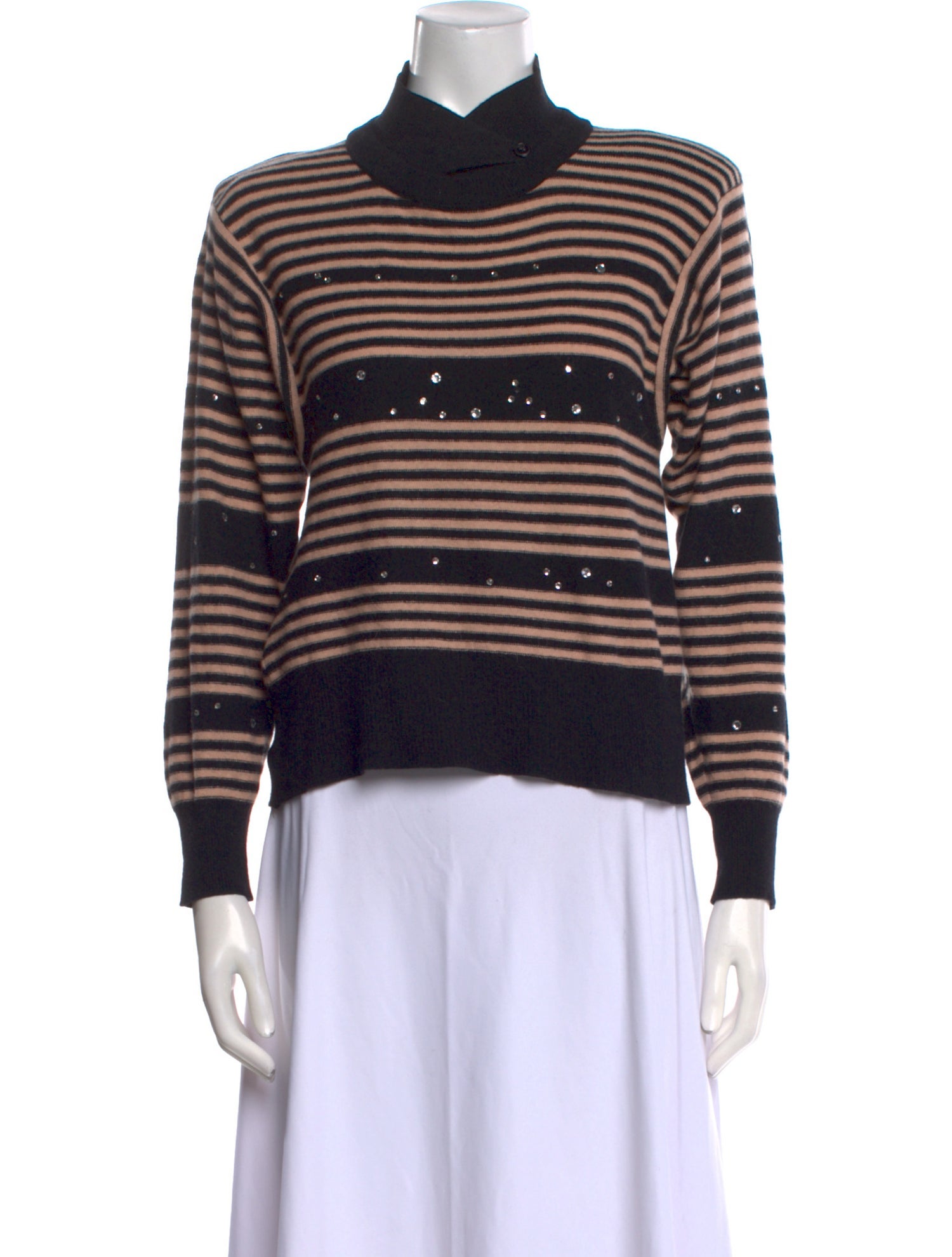 Sonia Rykiel Striped Turtleneck Sweater