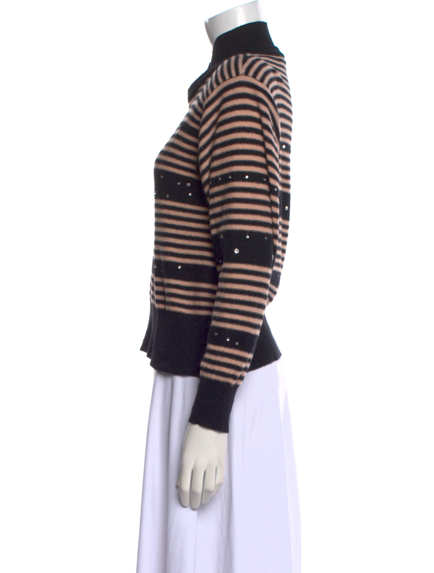 Sonia Rykiel Striped Turtleneck Sweater
