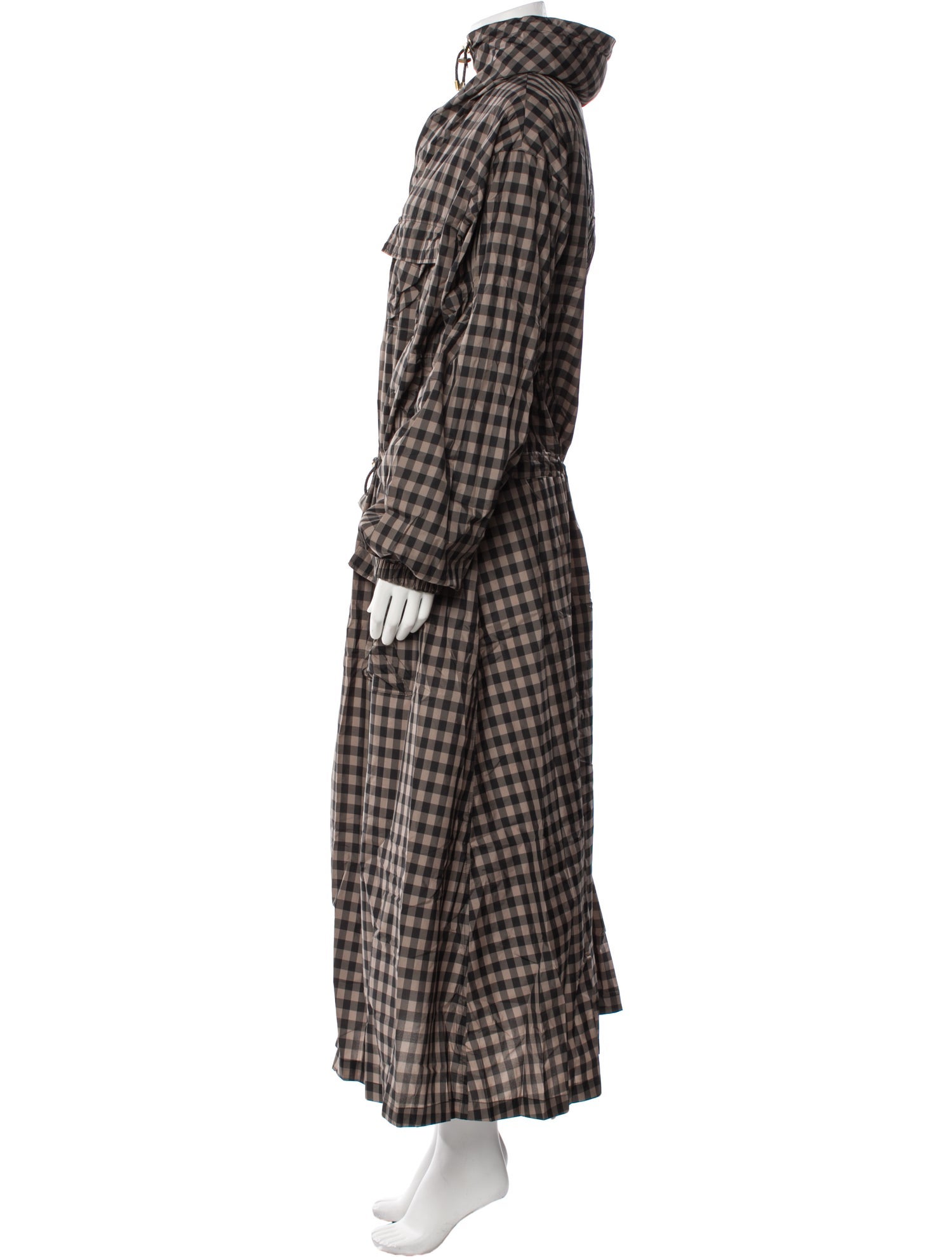 Sonia Rykiel Plaid Print Coat w/ Tags