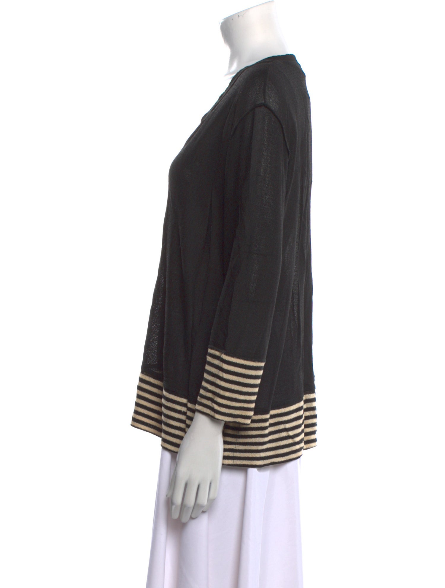 Sonia Rykiel Graphic Print V-Neck Top