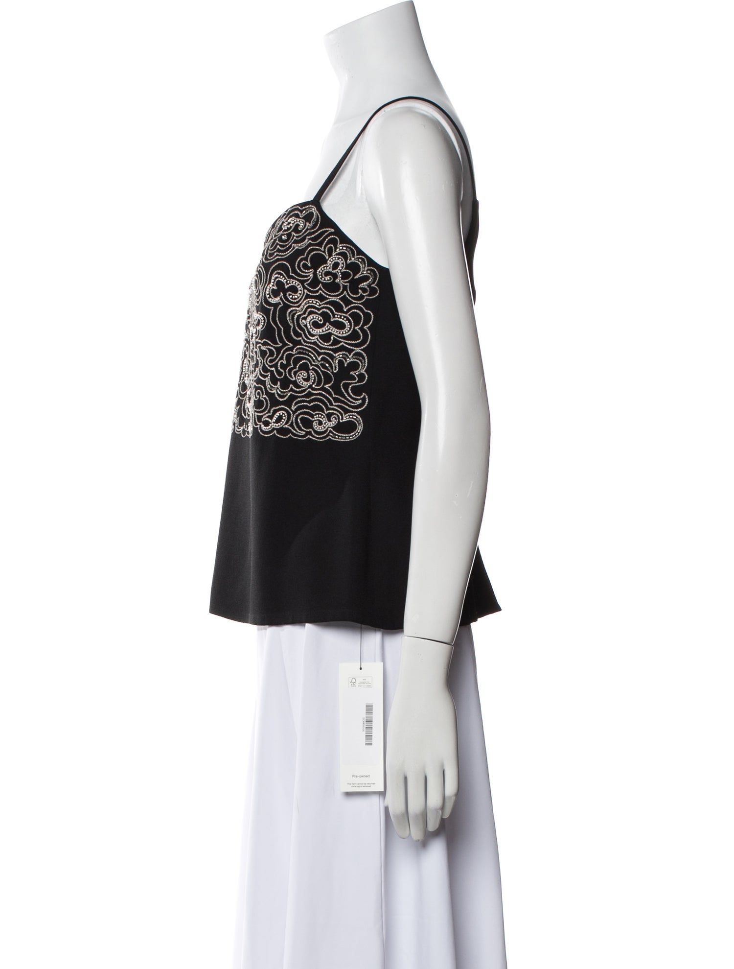 Sonia Rykiel Patterned Square Neckline Top