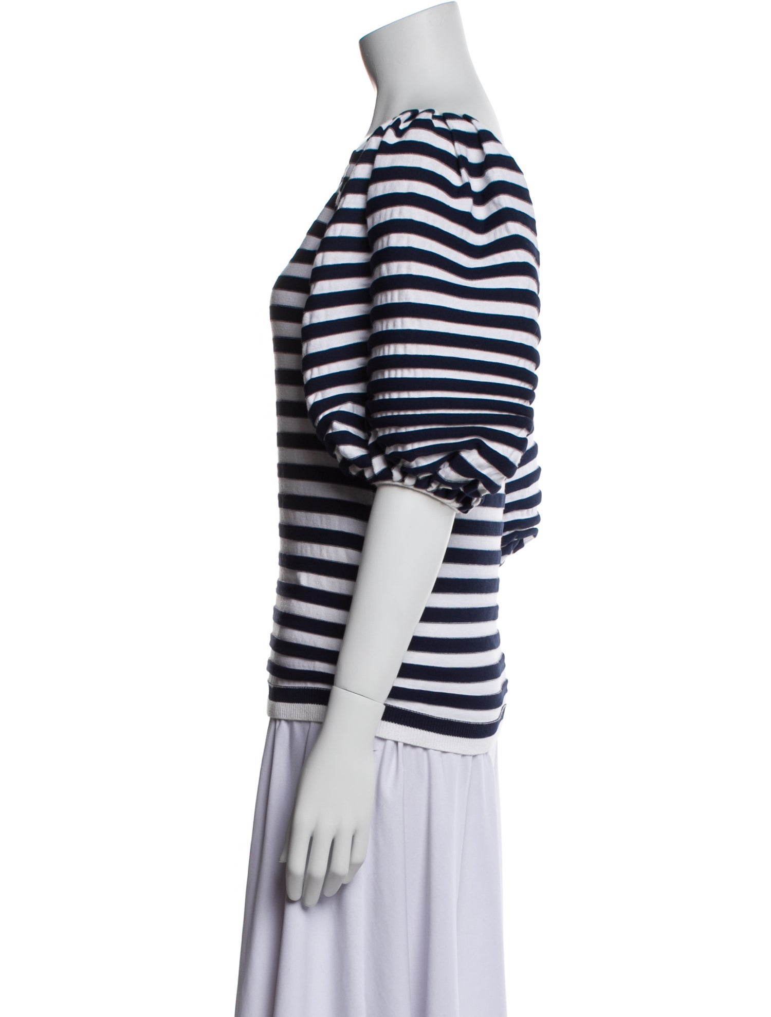 Sonia Rykiel Striped Scoop Neck T-Shirt