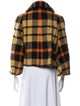 Sonia Rykiel Mohair Plaid Print Jacket