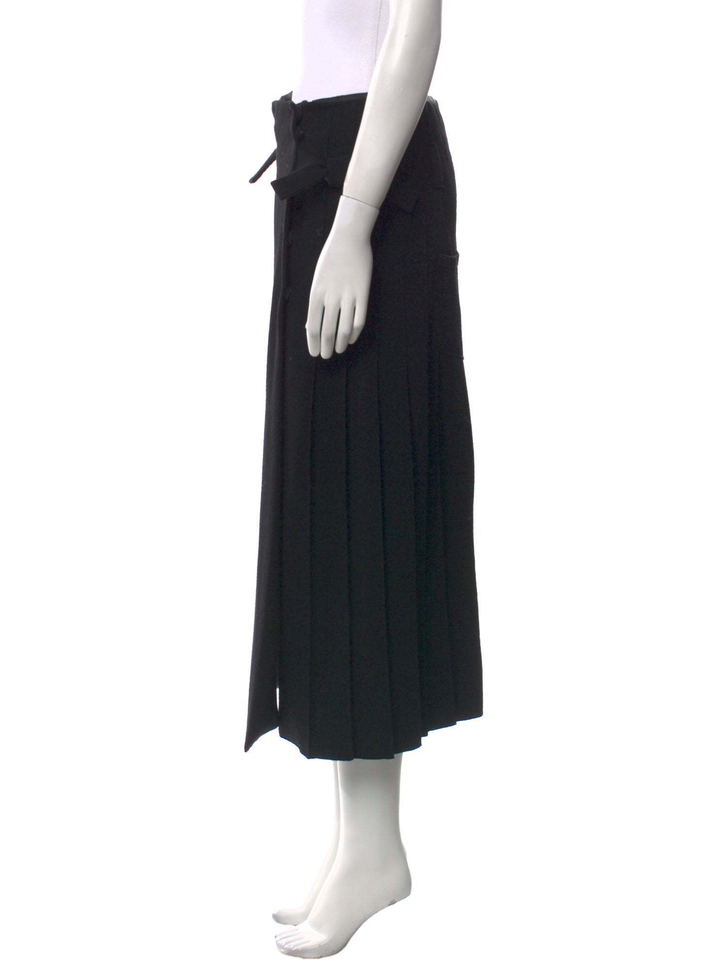 Sonia Rykiel Wool Midi Length Skirt