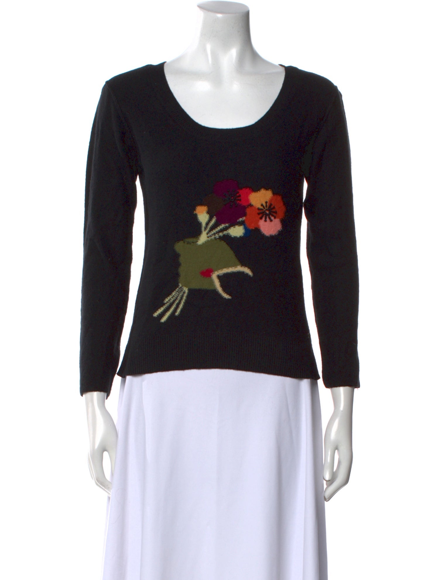 Sonia Rykiel Cashmere Printed Sweater