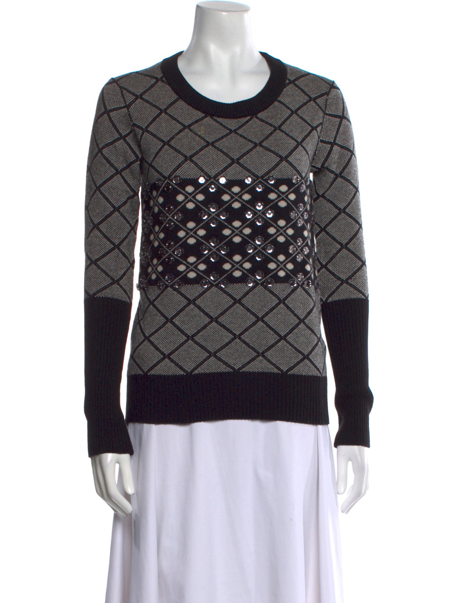 Sonia Rykiel Wool Printed Sweater