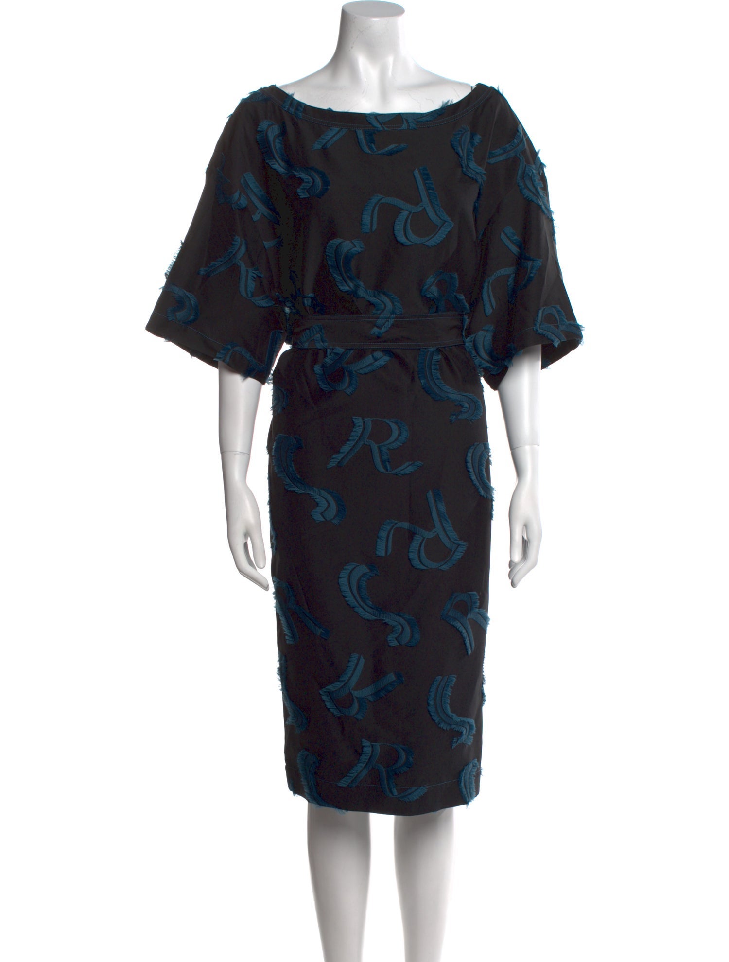 Sonia Rykiel Paisley Print Midi Length Dress
