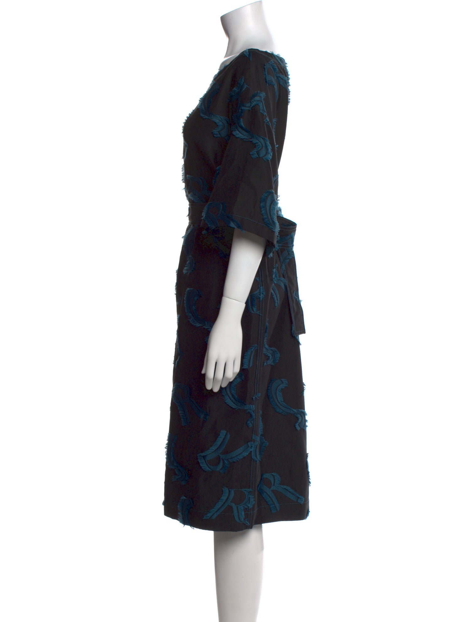 Sonia Rykiel Paisley Print Midi Length Dress