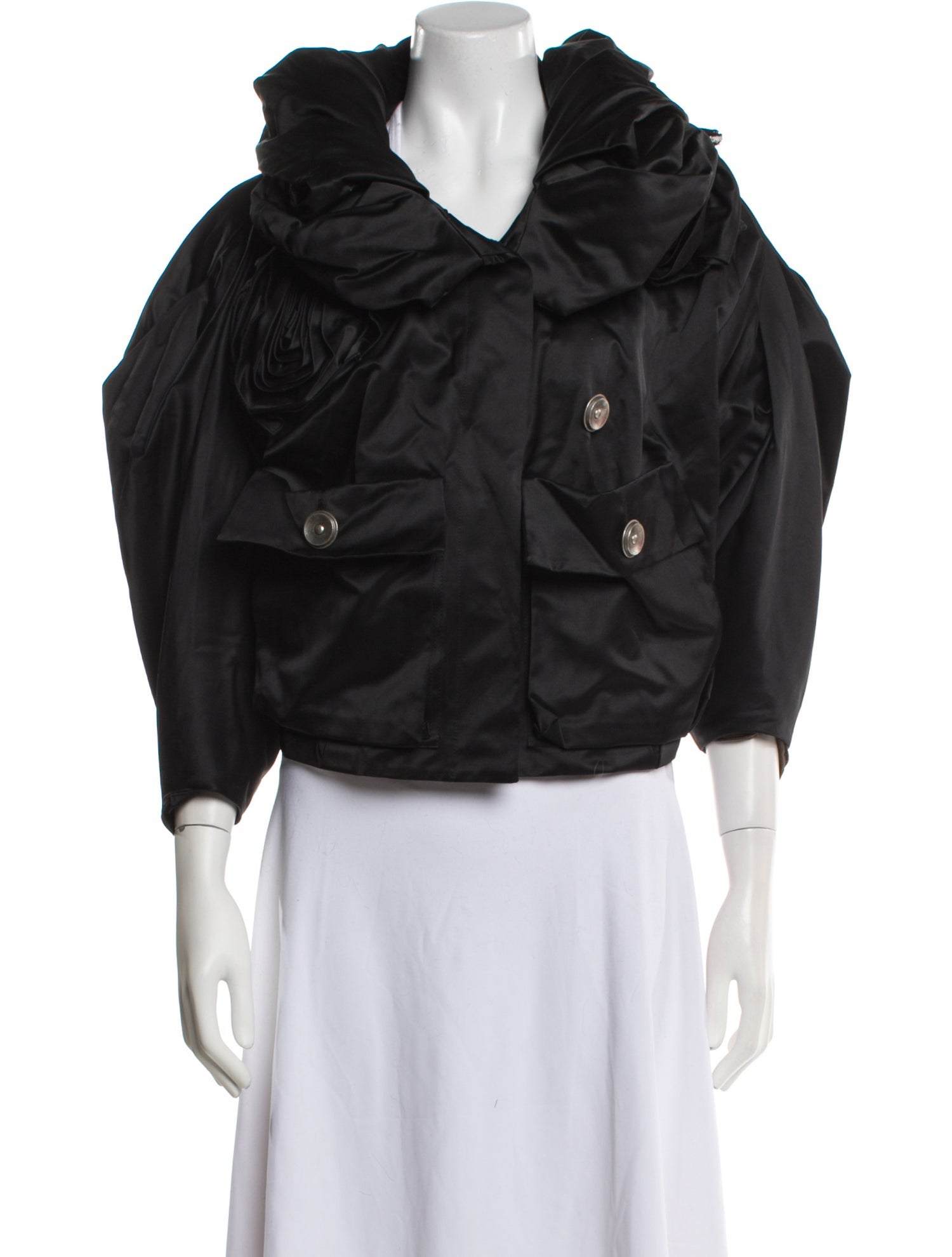 Sonia Rykiel Late 2000's - Early 2010's Satin Jacket