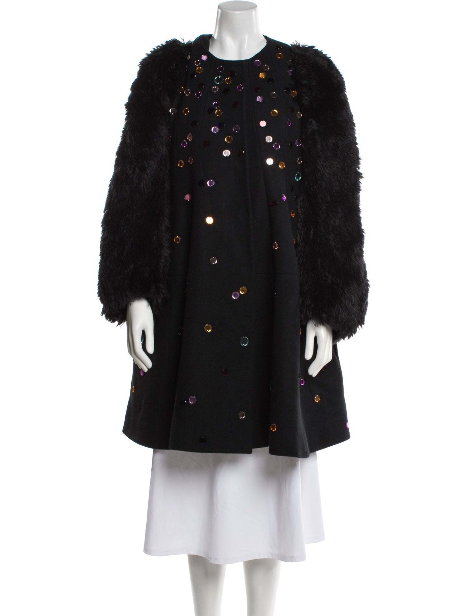 Sonia Rykiel Wool Printed Coat
