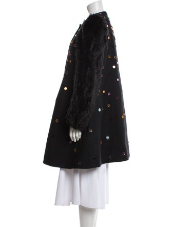 Sonia Rykiel Wool Printed Coat