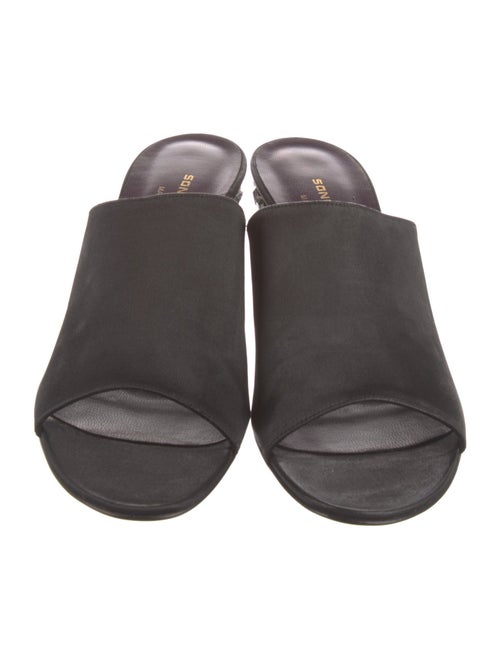 Sonia Rykiel Suede Crystal Embellishments Slides