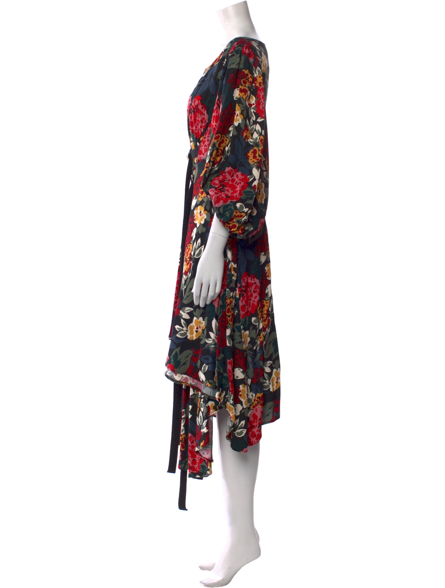 Sonia Rykiel Floral Print Knee-Length Dress