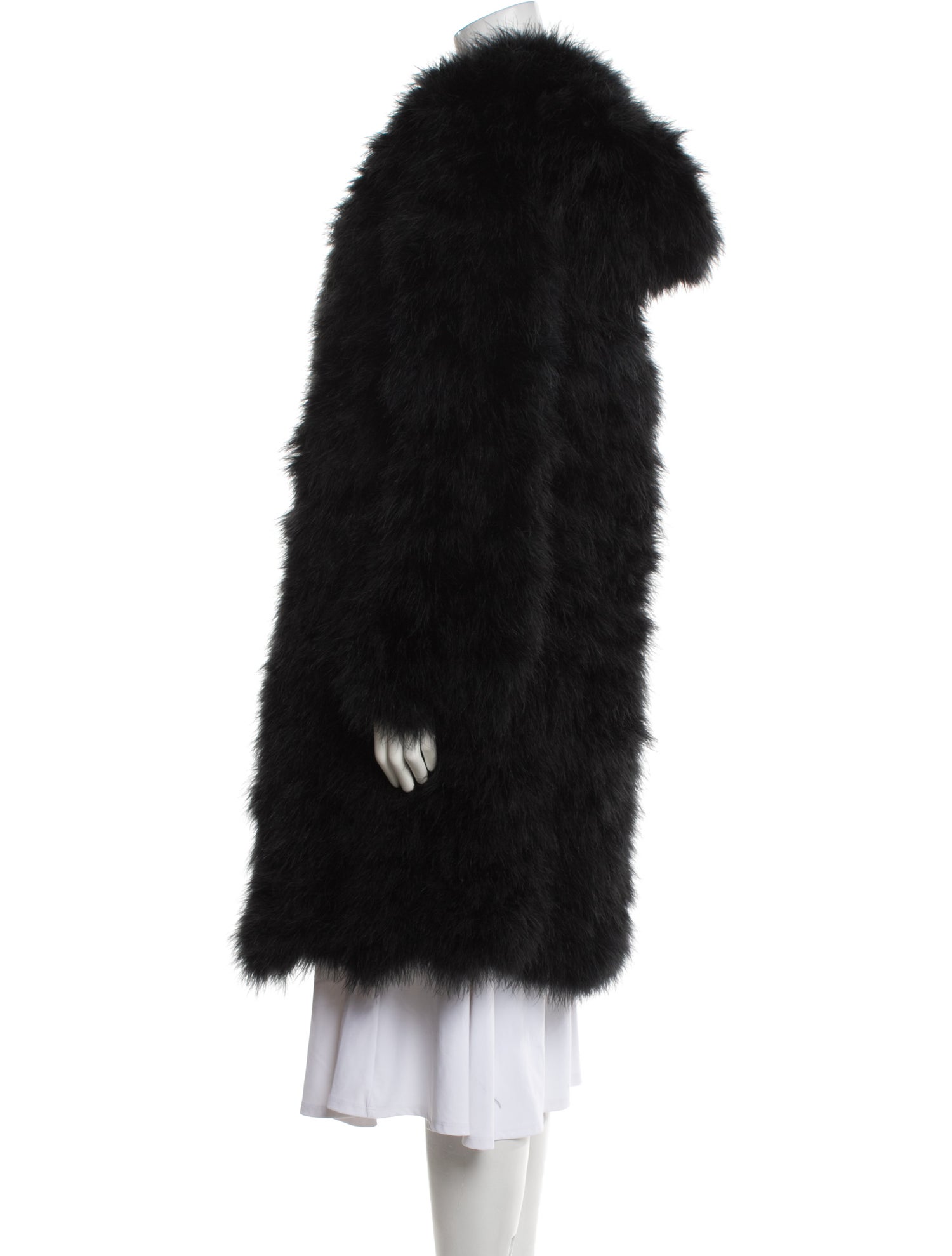 Sonia Rykiel Ostrich Feather Down Coat