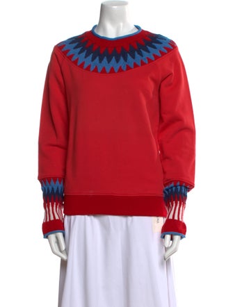 Sonia Rykiel Crew Neck Long Sleeve Sweatshirt