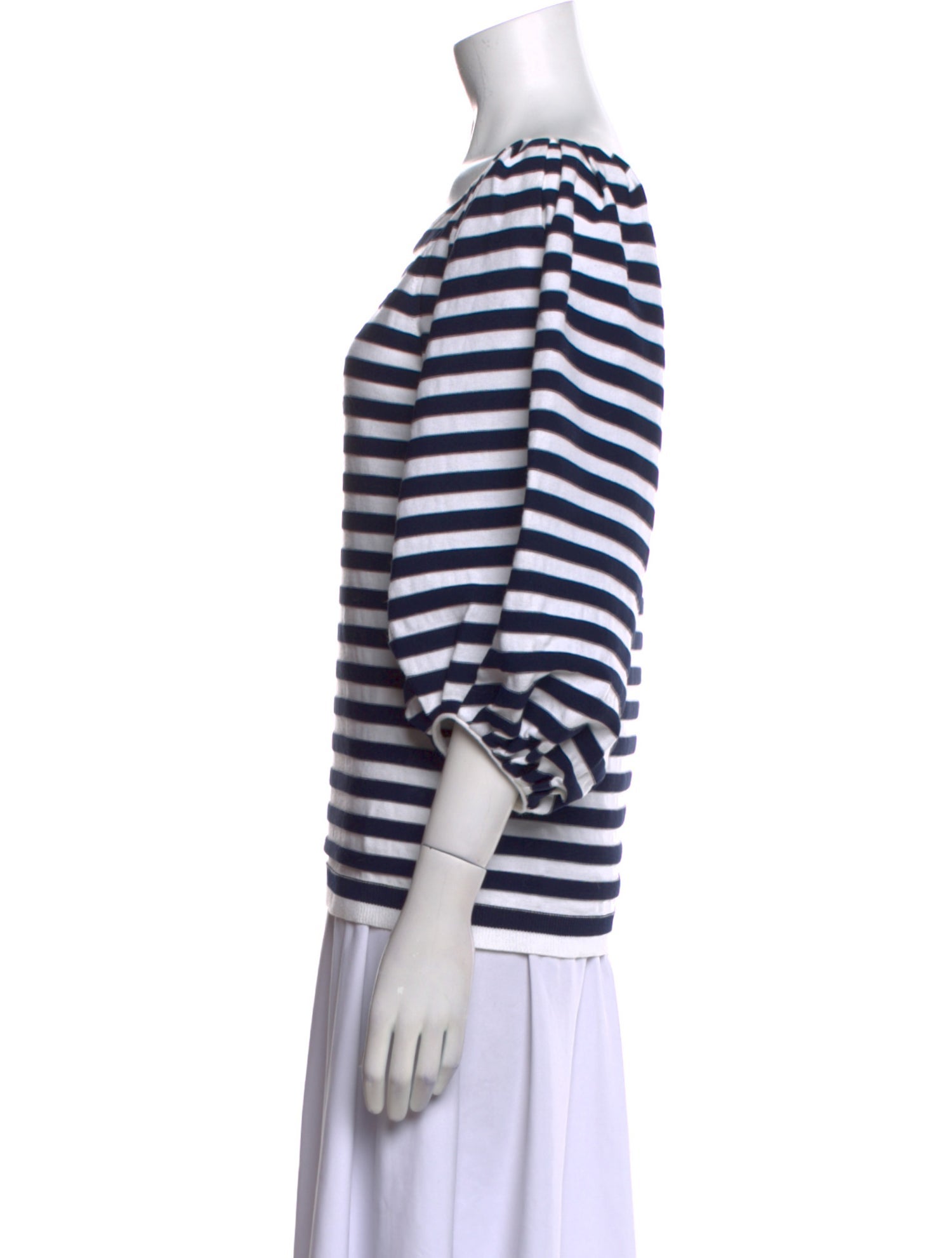Sonia Rykiel Striped Bateau Neckline T-Shirt