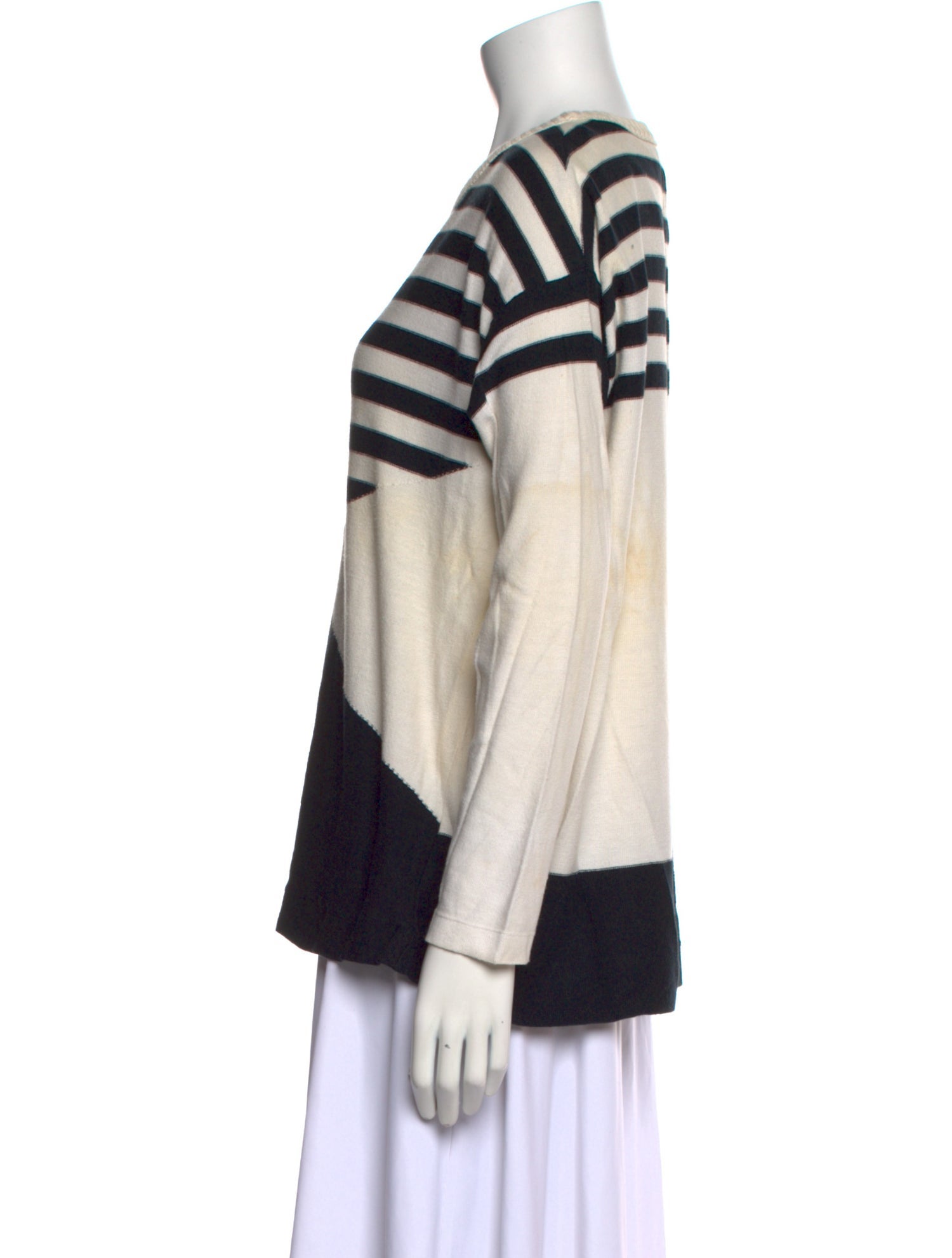 Sonia Rykiel Striped Crew Neck Sweater