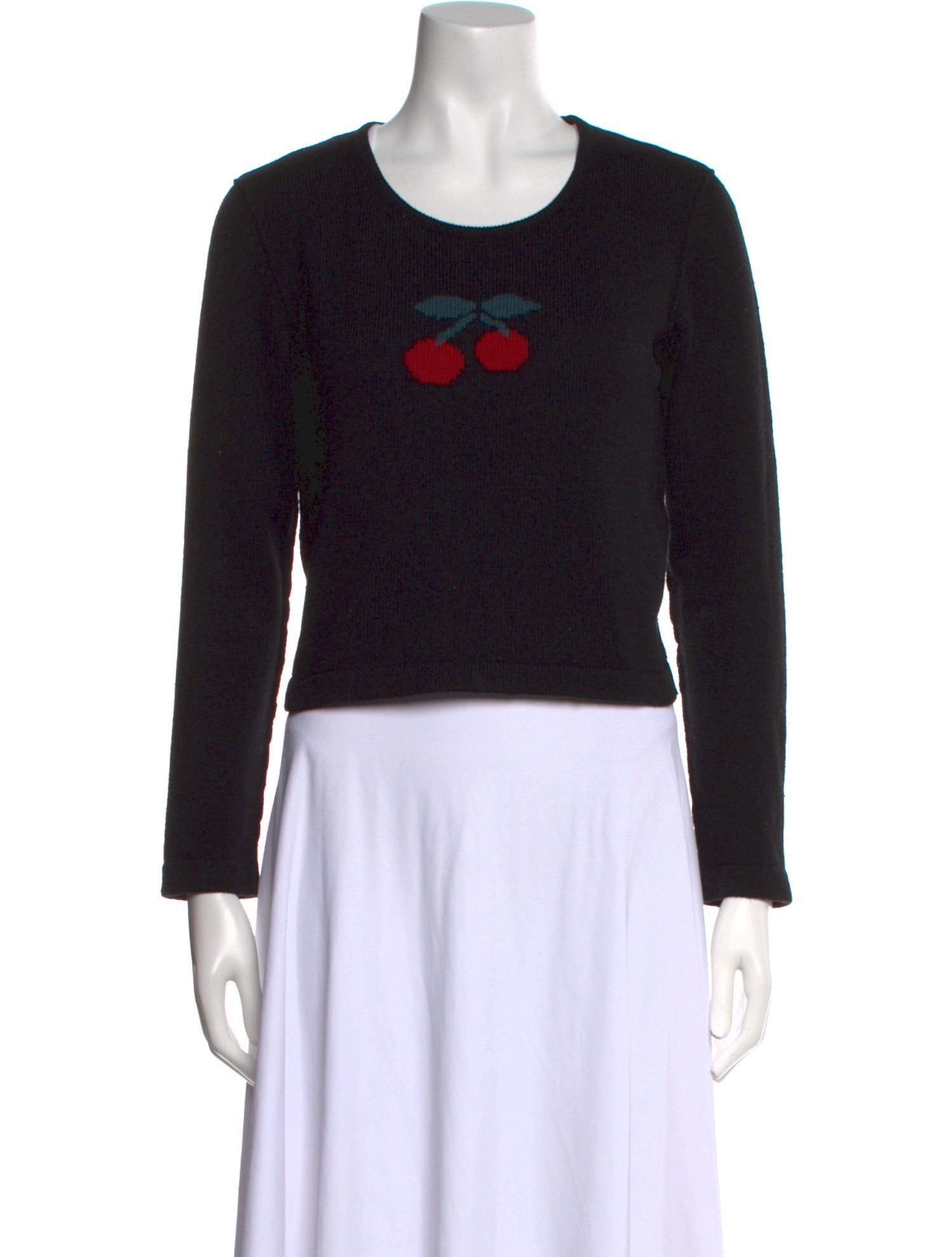 Sonia Rykiel Virgin Wool Graphic Print Sweater