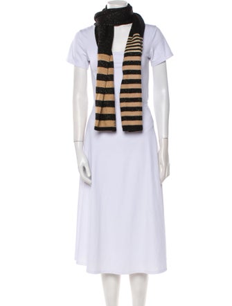 Sonia Rykiel Lambswool Striped Scarf