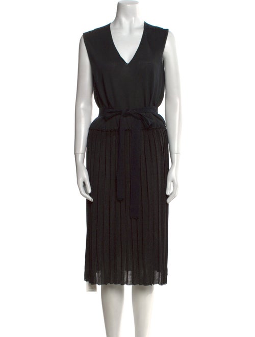 Sonia Rykiel V-Neck Midi Length Dress