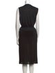 Sonia Rykiel V-Neck Midi Length Dress