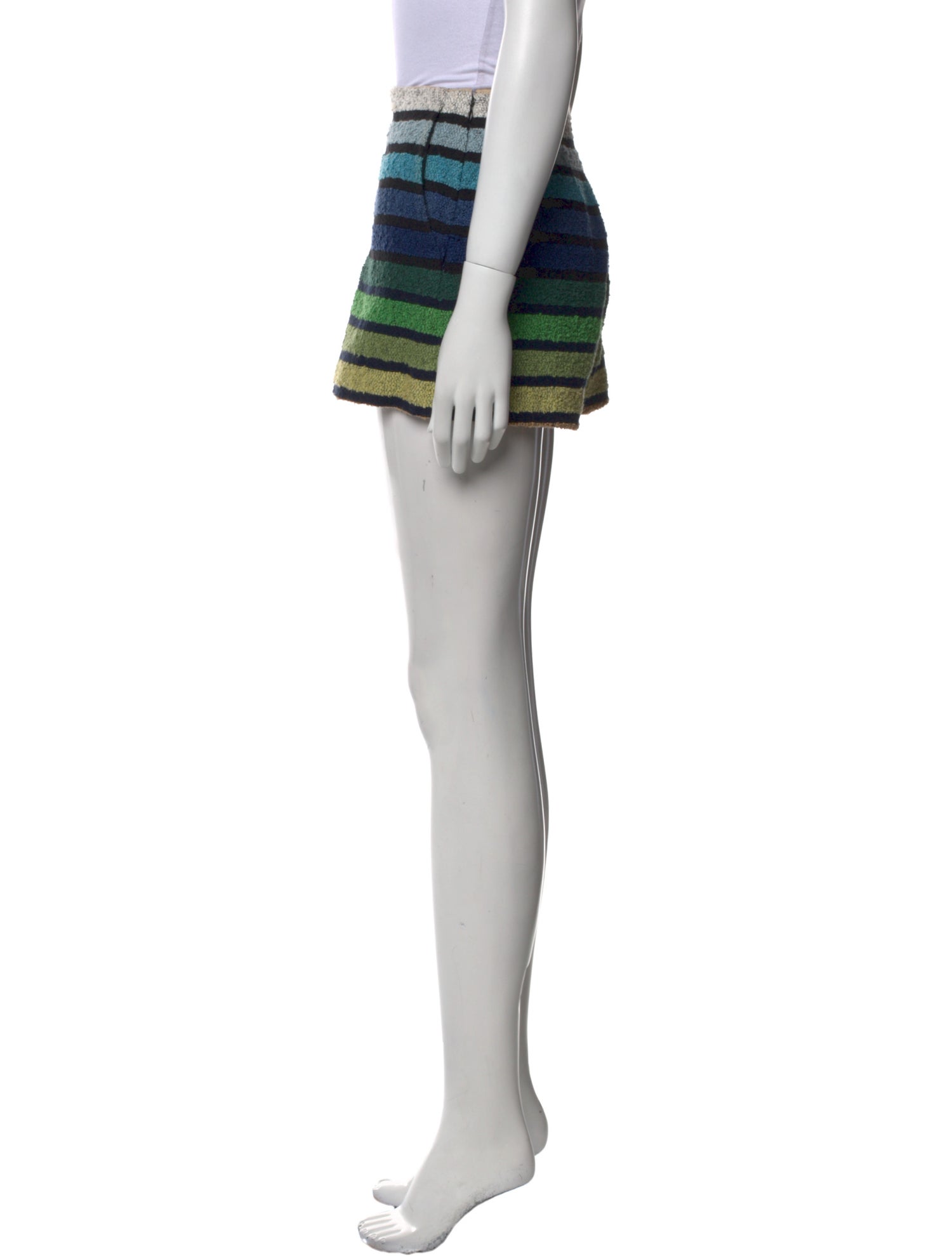 Sonia Rykiel Striped Mini Shorts