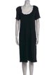 Sonia Rykiel Square Neckline Midi Length Dress