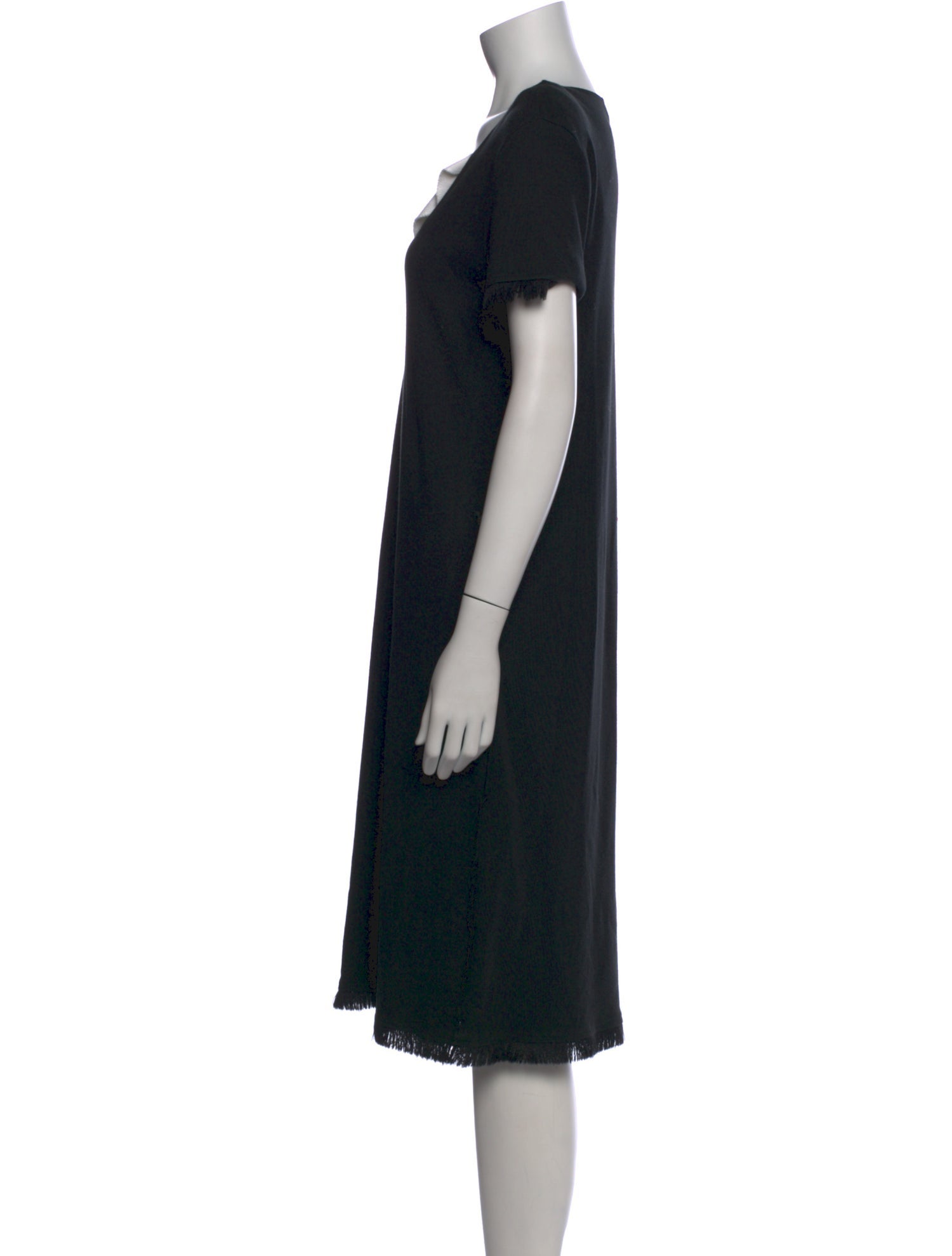 Sonia Rykiel Square Neckline Midi Length Dress