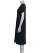 Sonia Rykiel Square Neckline Midi Length Dress