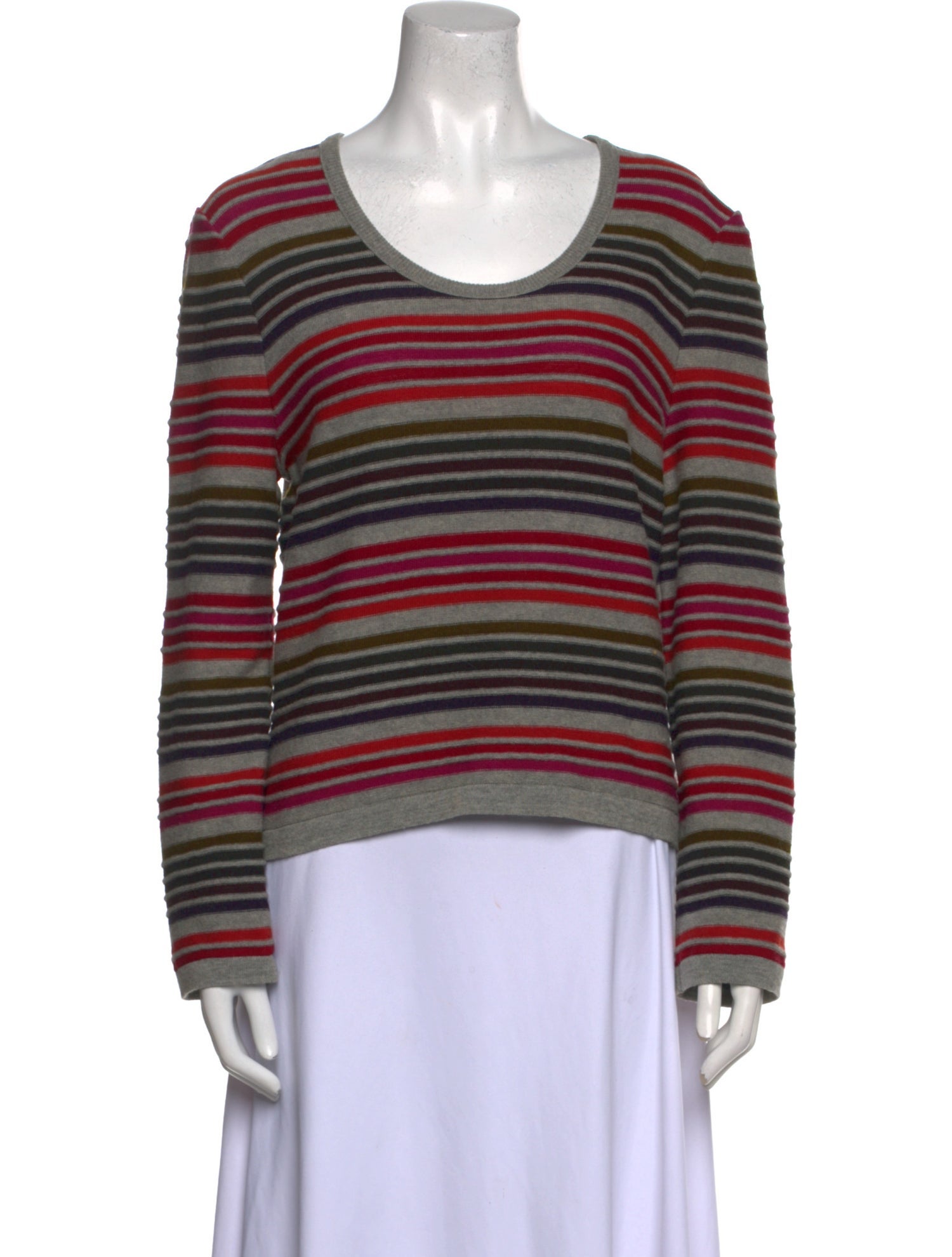 Sonia Rykiel Striped Scoop Neck T-Shirt