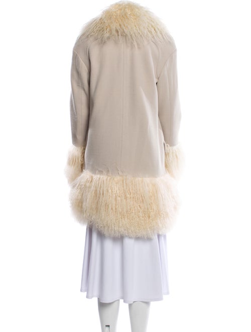 Sonia Rykiel Wool Faux Fur Coat