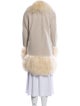 Sonia Rykiel Wool Faux Fur Coat