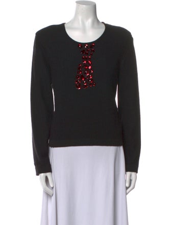 Sonia Rykiel Wool Scoop Neck Sweater
