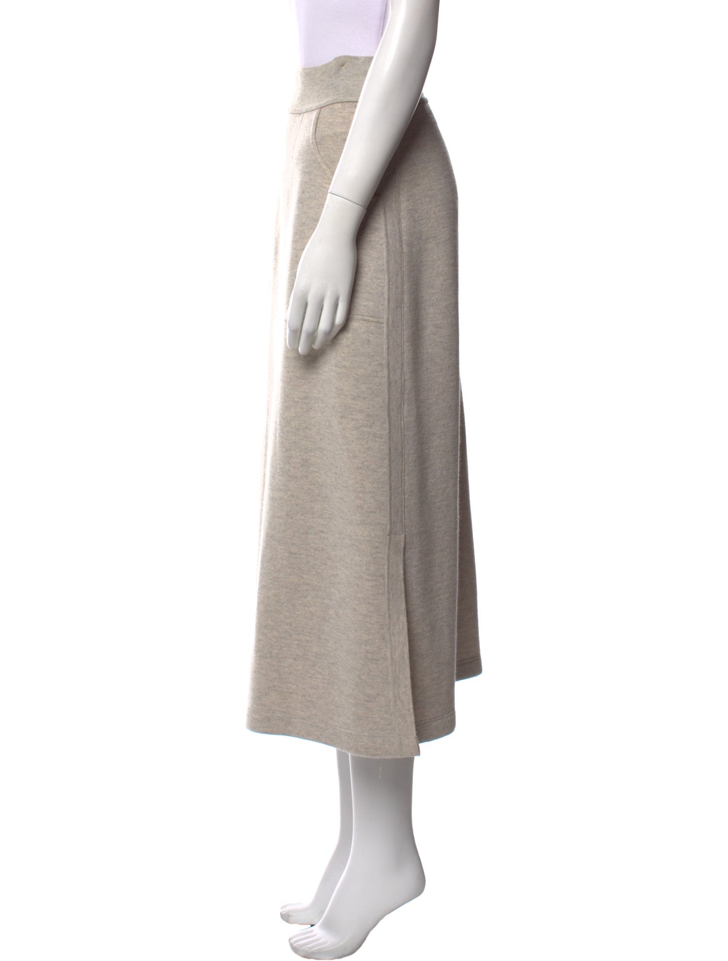 Sonia Rykiel Virgin Wool Midi Length Skirt