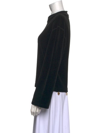 Sonia Rykiel Mock Neck Long Sleeve Sweatshirt