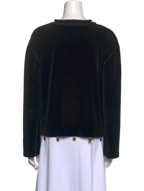 Sonia Rykiel Mock Neck Long Sleeve Sweatshirt