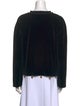 Sonia Rykiel Mock Neck Long Sleeve Sweatshirt