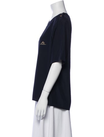 Sonia Rykiel Scoop Neck Short Sleeve T-Shirt