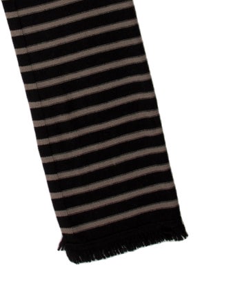 Sonia Rykiel Wool Striped Scarf
