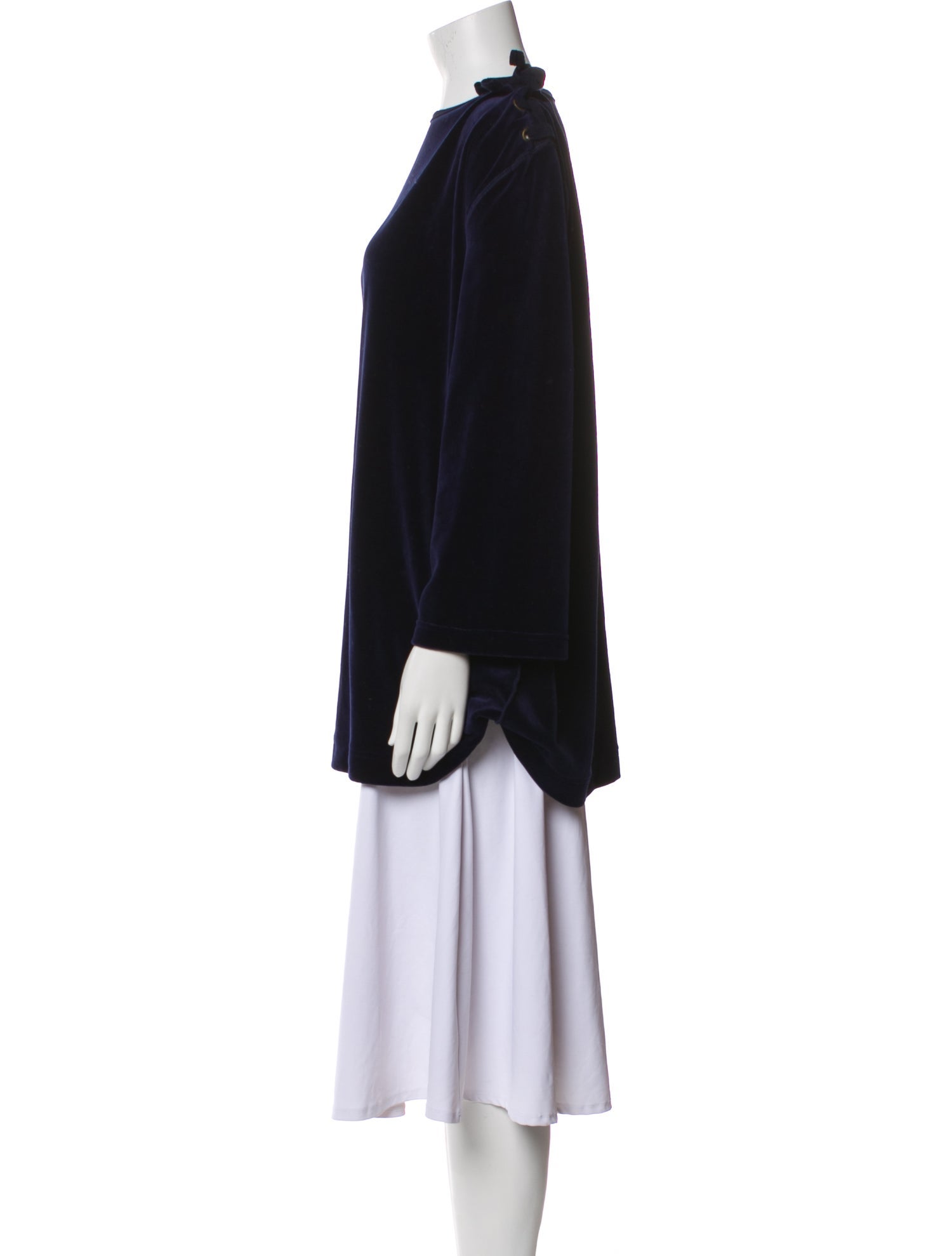 Sonia Rykiel Bateau Neckline Long Sleeve Tunic