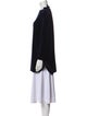 Sonia Rykiel Bateau Neckline Long Sleeve Tunic