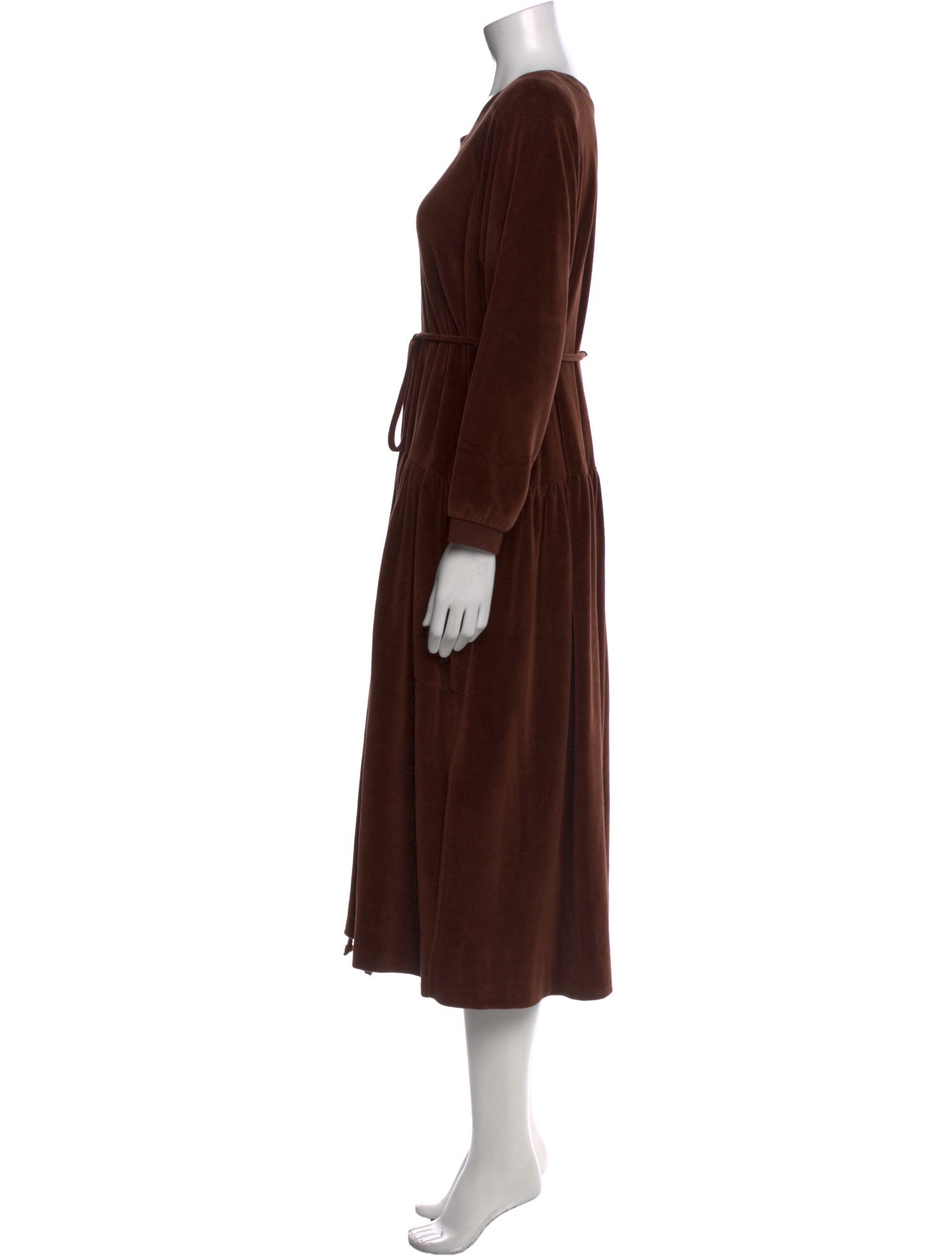 Sonia Rykiel Scoop Neck Midi Length Dress