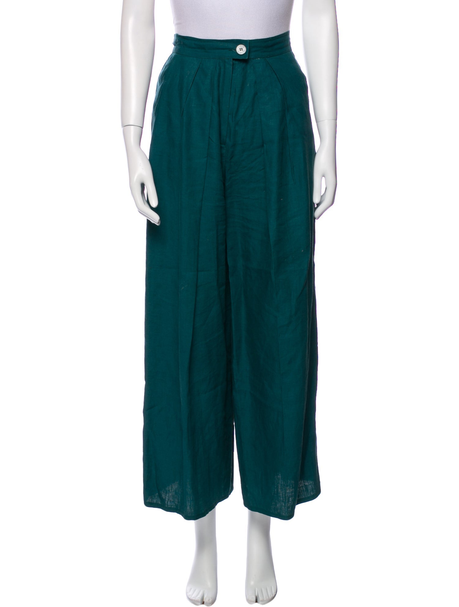 Sonia Rykiel Linen Wide Leg Pants