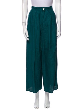 Sonia Rykiel Linen Wide Leg Pants