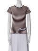 Sonia Rykiel Striped Crew Neck T-Shirt