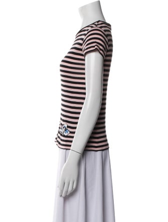 Sonia Rykiel Striped Crew Neck T-Shirt