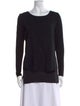 Sonia Rykiel Scoop Neck Long Sleeve Sweatshirt