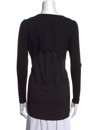 Sonia Rykiel Scoop Neck Long Sleeve Sweatshirt